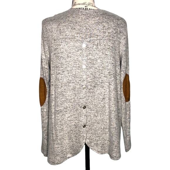 Pink Clover MEDIUM Artemis Button Down Back Detail Knit Top - Stitch Fix Elbow - Picture 6 of 9